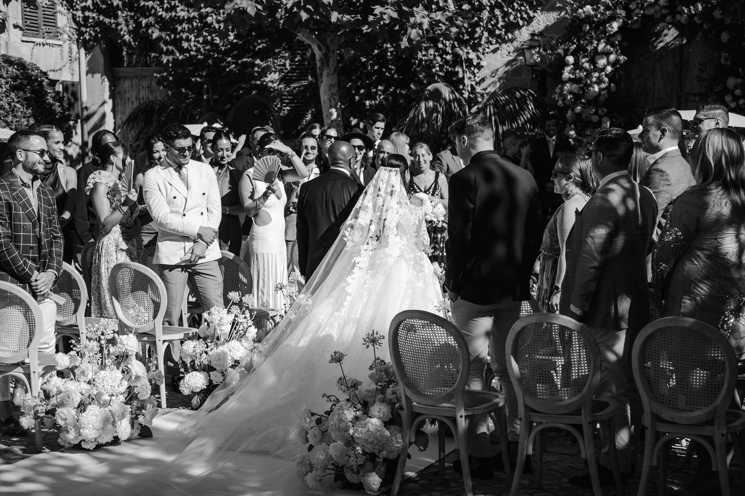 Ceremony at Son Togores in Mallorca by Mille Papillons